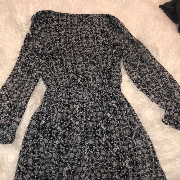 Black and white printed romper - Picture 3 of 3